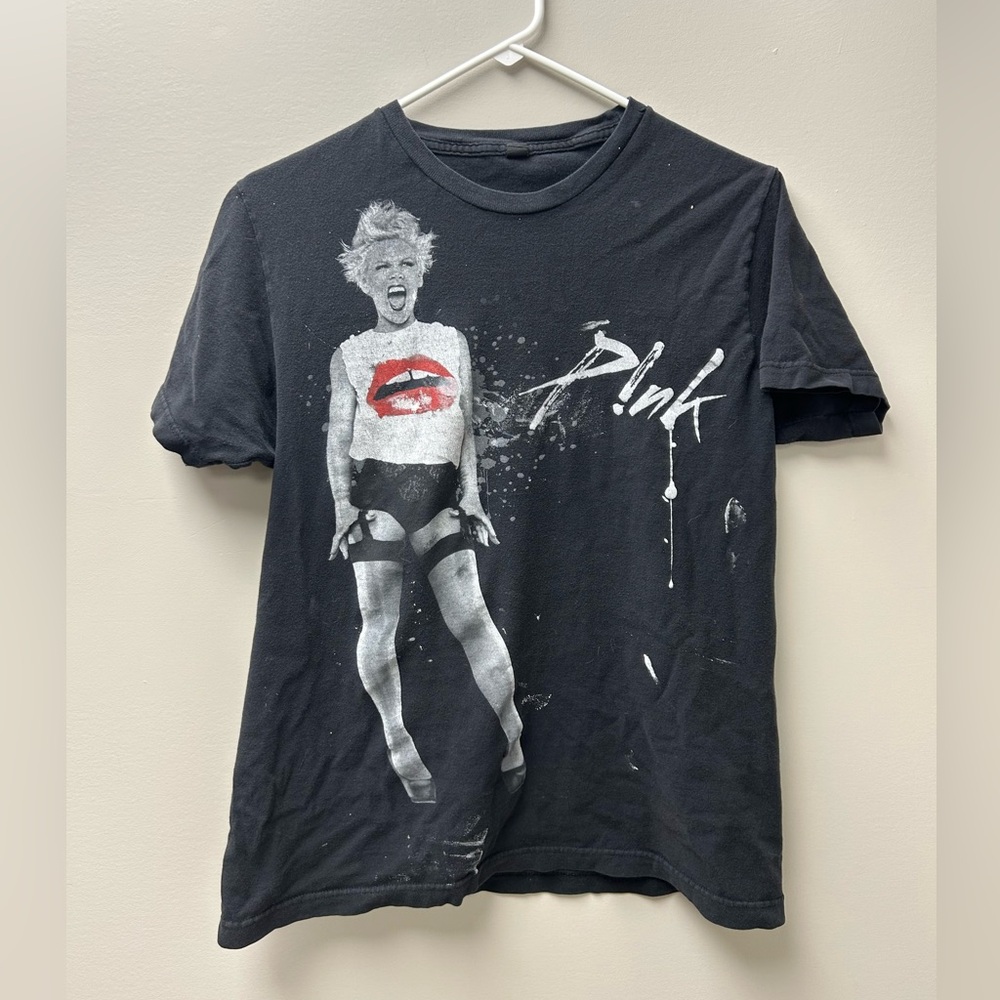 P!nk The Truth About Love 2013 Black Tour‎ Shirt